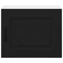 vidaXL Fali konyhaszekrény 2 pcs Fekete 50 x 31 x 40 cm Faanyag
