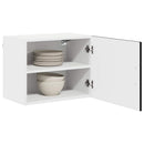 vidaXL Mosogatógép panel Kalmar 2 pcs Fekete 50 x 31 x 40 cm Faanyag
