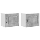 vidaXL Mosogatógép panel Kalmar 2 pcs Beton Szürke 50 x 31 x 40 cm