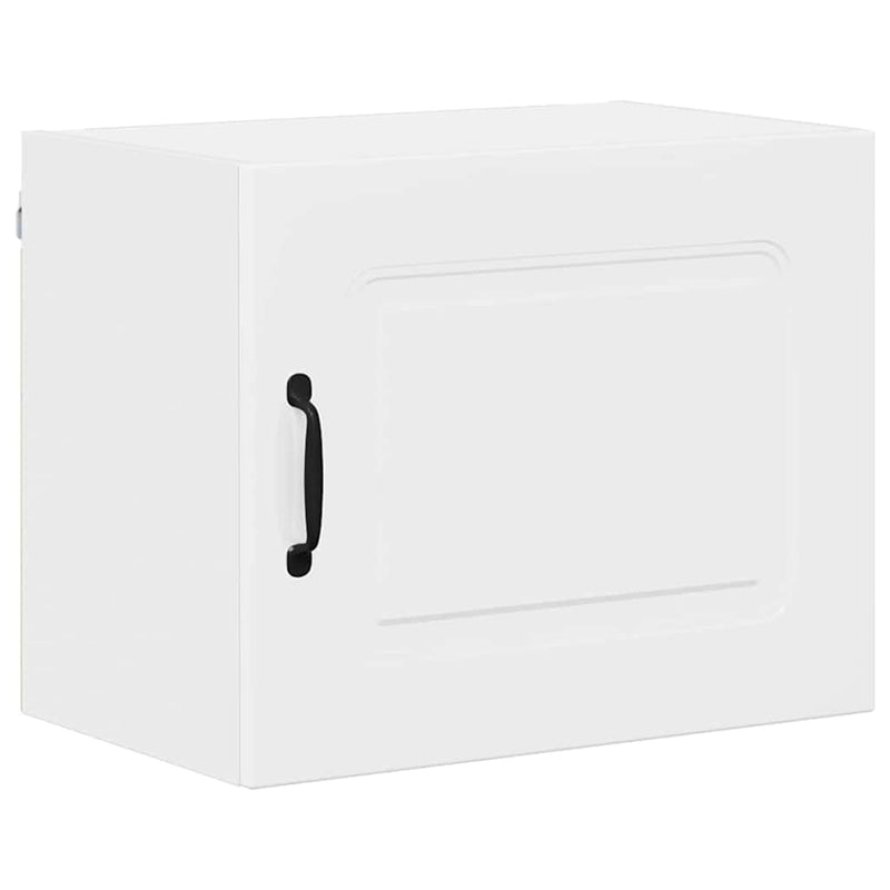 vidaXL Fali konyhaszekrény Magas Fényű Fehér 50 x 31 x 40 cm Faanyag