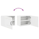 vidaXL Fali konyhaszekrény Magas Fényű Fehér 50 x 31 x 40 cm Faanyag
