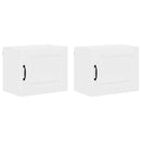 vidaXL Fali konyhaszekrény 2 pcs Magas Fényű Fehér 50 x 31 x 40 cm