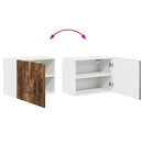 vidaXL Fali konyhaszekrény Füstölt tölgy 50 x 31 x 40 cm Faanyag