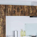 vidaXL Mosogatógép panel Kalmar 2 pcs Füstölt tölgy 50 x 31 x 40 cm