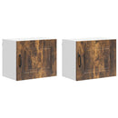vidaXL Mosogatógép panel Kalmar 2 pcs Füstölt tölgy 50 x 31 x 40 cm