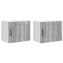 vidaXL Mosogatógép panel Kalmar 2 pcs Szürke Sonoma 50 x 31 x 40 cm