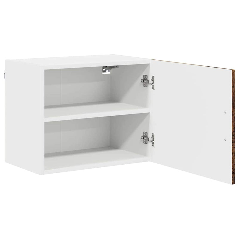 vidaXL Fali konyhaszekrény polcokkal Öreg fa 50 x 31 x 40 cm Faanyag