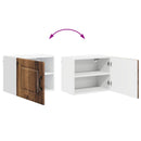 vidaXL Mosogatógép panel Kalmar Öreg fa 50 x 31 x 40 cm Faanyag