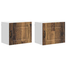 vidaXL Mosogatógép panel Kalmar 2 pcs Öreg fa 50 x 31 x 40 cm Faanyag