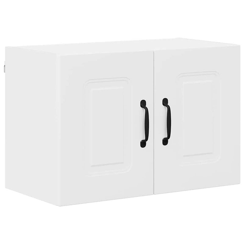 vidaXL Fali konyhaszekrény polcokkal Fehér 60 x 31 x 40 cm Faanyag