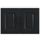 vidaXL Mosogatógép panel Kalmar Fekete 60 x 31 x 40 cm Faanyag