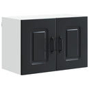 vidaXL Mosogatógép panel Kalmar 2 pcs Fekete 60 x 31 x 40 cm Faanyag