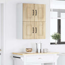 vidaXL Mosogatógép panel Kalmar 2 pcs Sonoma tölgy 60 x 31 x 40 cm
