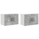 vidaXL Mosogatógép panel Kalmar 2 pcs Beton Szürke 60 x 31 x 40 cm