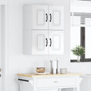 vidaXL Mosogatógép panel Kalmar 2 pcs Magas Fényű Fehér