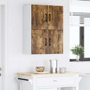 vidaXL Mosogatógép panel Kalmar 2 pcs Füstölt tölgy 60 x 31 x 40 cm