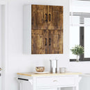vidaXL Mosogatógép panel Kalmar 2 pcs Füstölt tölgy 60 x 31 x 40 cm
