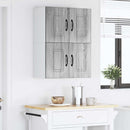 vidaXL Mosogatógép panel Kalmar 2 pcs Szürke Sonoma 60 x 31 x 40 cm
