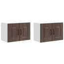vidaXL Mosogatógép panel Kalmar 2 pcs Barna Tölgy 60 x 31 x 40 cm