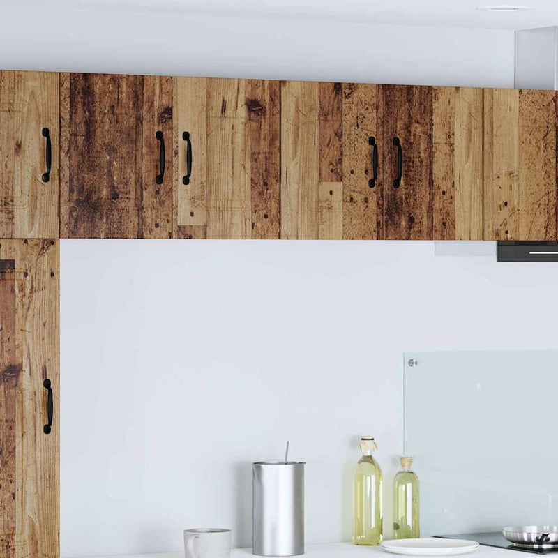 vidaXL Fali konyhaszekrény polcokkal Öreg fa 60 x 31 x 40 cm Faanyag