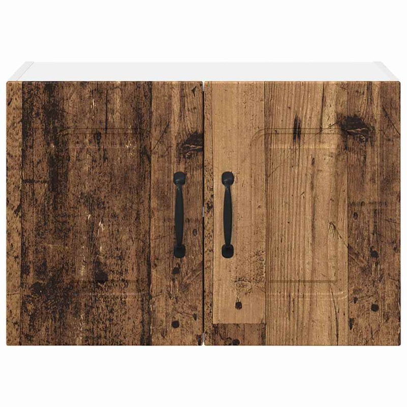 vidaXL Fali konyhaszekrény polcokkal Öreg fa 60 x 31 x 40 cm Faanyag