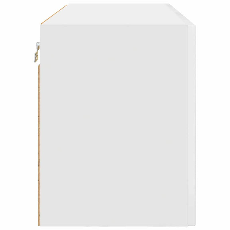 vidaXL Fali konyhaszekrény polcokkal Fehér 80 x 31 x 40 cm Faanyag