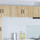 vidaXL Mosogatógép panel Kalmar Sonoma tölgy 80 x 31 x 40 cm Faanyag
