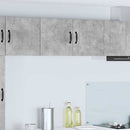 vidaXL Fali konyhaszekrény Beton Szürke 80 x 31 x 40 cm Faanyag