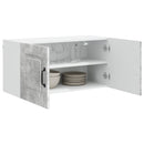 vidaXL Mosogatógép panel Kalmar Beton Szürke 80 x 31 x 40 cm