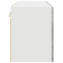 vidaXL Fali konyhaszekrény Beton Szürke 80 x 31 x 40 cm Faanyag