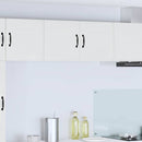 vidaXL Fali konyhaszekrény Magas Fényű Fehér 80 x 31 x 40 cm Faanyag