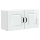 vidaXL Mosogatógép panel Kalmar Magas Fényű Fehér 80 x 31 x 40 cm