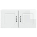 vidaXL Mosogatógép panel Kalmar Magas Fényű Fehér 80 x 31 x 40 cm