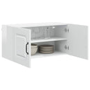 vidaXL Mosogatógép panel Kalmar Magas Fényű Fehér 80 x 31 x 40 cm
