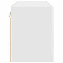 vidaXL Fali konyhaszekrény Magas Fényű Fehér 80 x 31 x 40 cm Faanyag