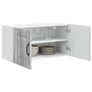 vidaXL Mosogatógép panel Kalmar Szürke Sonoma 80 x 31 x 40 cm