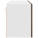 vidaXL Mosogatógép panel Kalmar Barna Tölgy 80 x 31 x 40 cm Faanyag
