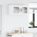 vidaXL Fali konyhaszekrény polcokkal Fehér 80 x 31 x 40 cm Faanyag