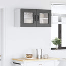 vidaXL Mosogatógép panel Kalmar Fekete 80 x 31 x 40 cm Faanyag