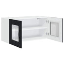 vidaXL Mosogatógép panel Kalmar Fekete 80 x 31 x 40 cm Faanyag