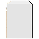 vidaXL Mosogatógép panel Kalmar Fekete 80 x 31 x 40 cm Faanyag