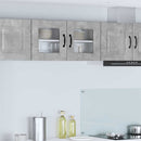 vidaXL Mosogatógép panel Kalmar Beton Szürke 80 x 31 x 40 cm Faanyag