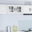 vidaXL Mosogatógép panel Kalmar Magas Fényű Fehér 80 x 31 x 40 cm