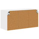 vidaXL Mosogatógép panel Kalmar Magas Fényű Fehér 80 x 31 x 40 cm