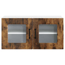 vidaXL Mosogatógép panel Kalmar Füstölt tölgy 80 x 31 x 40 cm