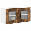 vidaXL Fali konyhaszekrény Füstölt tölgy 80 x 31 x 40 cm Faanyag
