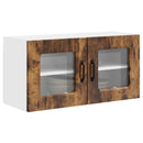 vidaXL Mosogatógép panel Kalmar Füstölt tölgy 80 x 31 x 40 cm