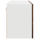 vidaXL Mosogatógép panel Kalmar Füstölt tölgy 80 x 31 x 40 cm Faanyag
