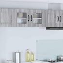 vidaXL Mosogatógép panel Kalmar Szürke Sonoma 80 x 31 x 40 cm Faanyag