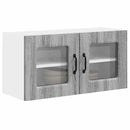 vidaXL Mosogatógép panel Kalmar Szürke Sonoma 80 x 31 x 40 cm Faanyag